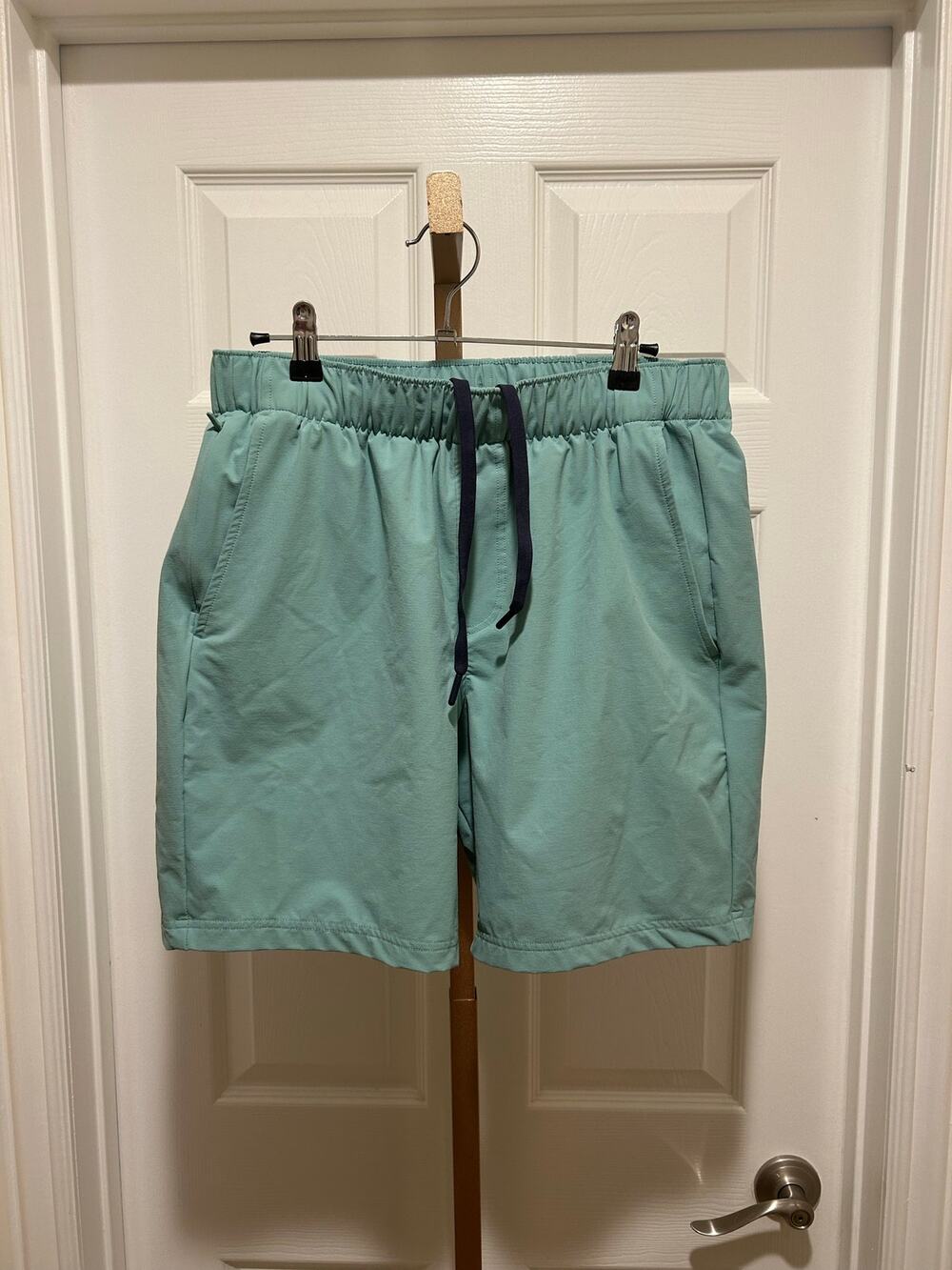 Rhoback Men’s Everyday Shorts, Mint Green, Large